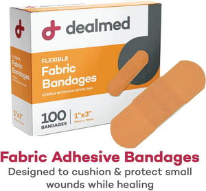 Dealmed Sterile Flexible Fabric Adhesive Bandages